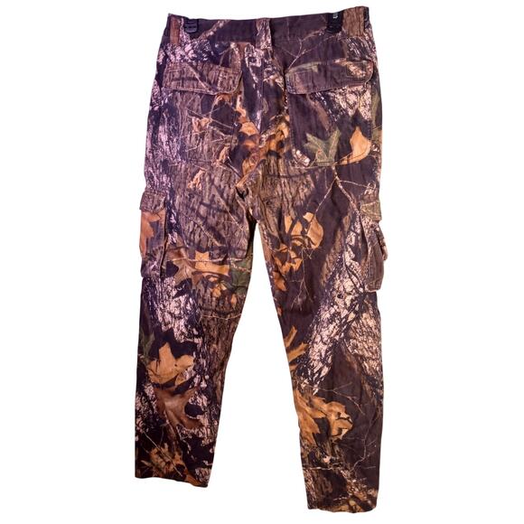 Men's Cabela's 34 Regular Camouflage Hunting Cargo Pants Mossy Oak Break Up Camo - Picture 2 of 6